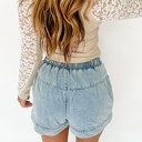  HIDDEN GEMS | Floral Lace Patchwork Long Sleeve Top