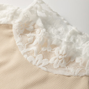  HIDDEN GEMS | Floral Lace Patchwork Long Sleeve Top