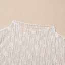  HIDDEN GEMS | Floral Sheer Lace Long Sleeve Top
