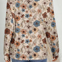  HIDDEN GEMS Floral Knit Long Sleeve Top