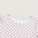  HIDDEN GEMS | Classic Checker Ribbed T-Shirt