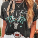  The Wild West Skull Tee