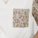  HIDDEN GEMS | Captivating Leopard & Lace T-Shirt