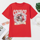  HIDDEN GEMS Cowboy Vintage Print Tee