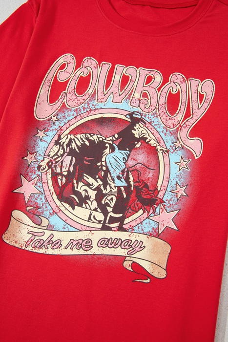 HIDDEN GEMS | Cowboy Vintage Print Tee