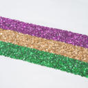  HIDDEN GEMS Mardi Gras Sequined Top