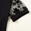  HIDDEN GEMS | Garden Party Floral Lace Patchwork T-Shirt