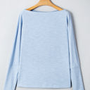  HIDDEN GEMS | Solid Batwing Long Sleeve Top