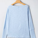 HIDDEN GEMS | Solid Batwing Long Sleeve Top