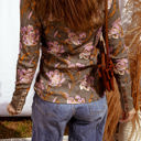  HIDDEN GEMS |  Floral Waffle Knit Long Sleeve Top