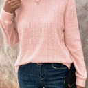  Soft Focus Ribbed Knit Top