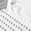  HIDDEN GEMS | Stripe Patchwork Raglan Long Sleeve Tee