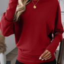  HIDDEN GEMS | Essential Solid Dolman Long Sleeve Top