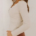  HIDDEN GEMS | Lovely Lace Trim Long Sleeve Top