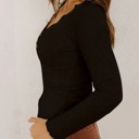  HIDDEN GEMS | Lovely Lace Trim Long Sleeve Top