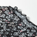  The Sweetest Joy Floral Mesh Top