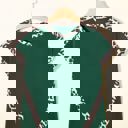  Wild Spirit Leopard Trim Everyday T-Shirt