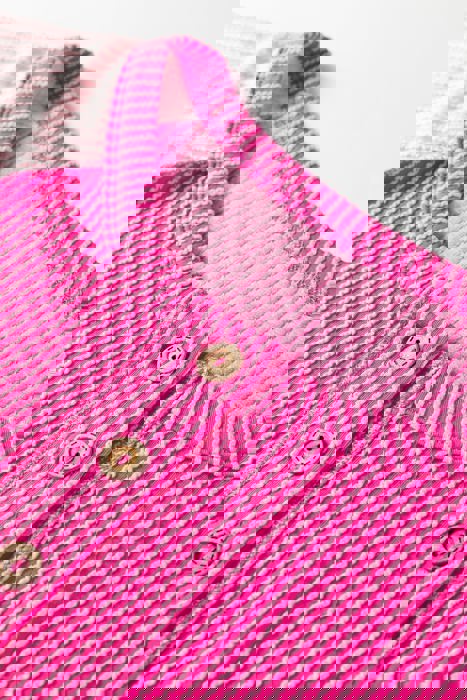 Weekend Wanderer Colorblock Corded Henley T-Shirt