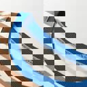  Retro Stripe Puff Sleeve Top