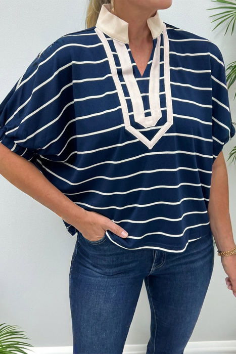 Sailing to Paradise Stripe Top