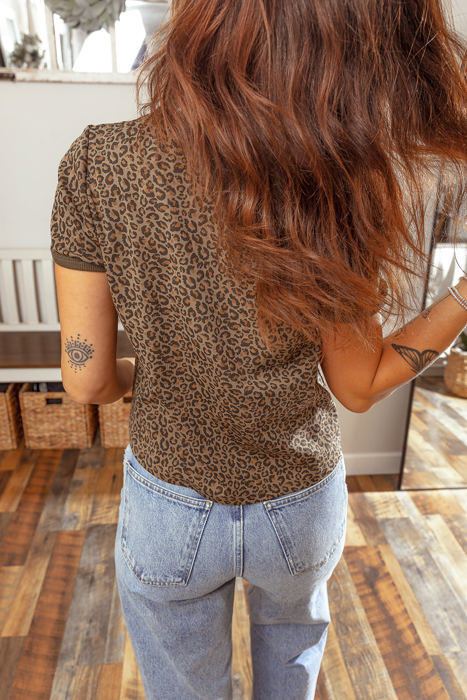 Wildly Free Leopard Tee