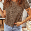  Wildly Free Leopard Tee