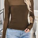  Sultry Sweet Mock Neck Mesh Top
