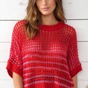 Red Stripe Small Weekend Winner Stripe Knitted Top