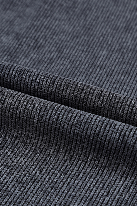 HIDDEN GEMS | Washed Ribbed Pullover Sweatshirt