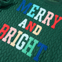  HIDDEN GEMS | Merry And Bright Cable Knit Sweatshirt
