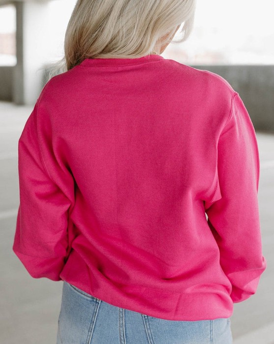 HIDDEN GEMS Valentine Sequin Soft Sweater