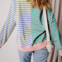  HIDDEN GEMS Ryley Stripe Oversize Sweatshirt