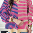  HIDDEN GEMS Ryley Stripe Oversize Sweatshirt