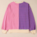  HIDDEN GEMS Ryley Stripe Oversize Sweatshirt