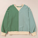  HIDDEN GEMS Ryley Stripe Oversize Sweatshirt