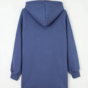  HIDDEN GEMS | Solid Fleece Lined Drawstring Hoodie