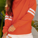  HIDDEN GEMS | Varsity Stripe Sweatshirt (6 Colors)