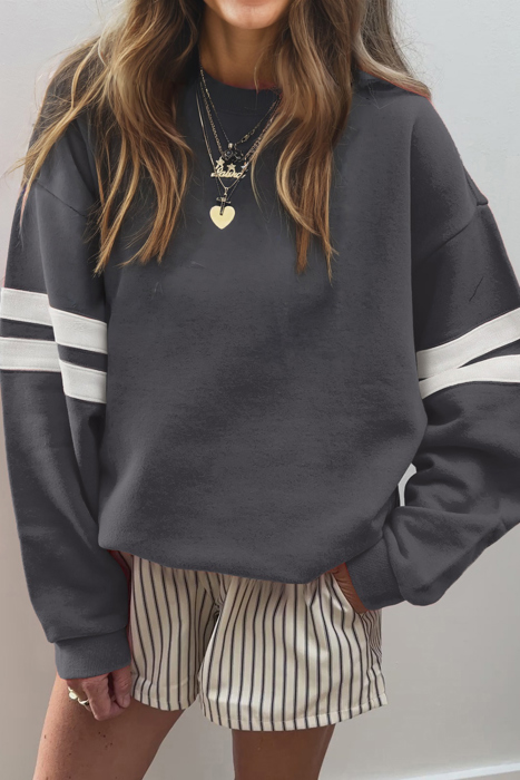 HIDDEN GEMS | Varsity Stripe Sweatshirt (13 Colors)