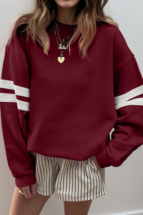 HIDDEN GEMS | Varsity Stripe Sweatshirt (13 Colors)