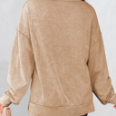  HIDDEN GEMS | Bow Patchwork Mineral Wash Sweatshirt