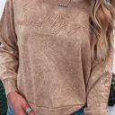  HIDDEN GEMS | Saved By Grace Embroidered Mineral Wash Sweatshirt