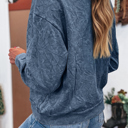  HIDDEN GEMS | Saved By Grace Embroidered Mineral Wash Sweatshirt