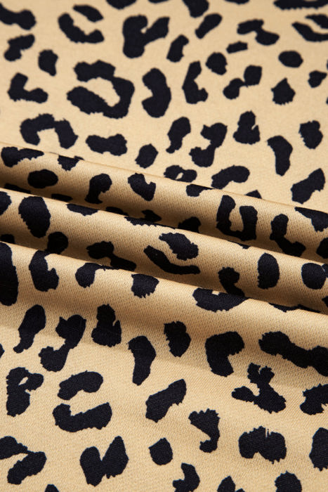 HIDDEN GEMS | Leopard Stripe Patchwork Sweatshirt