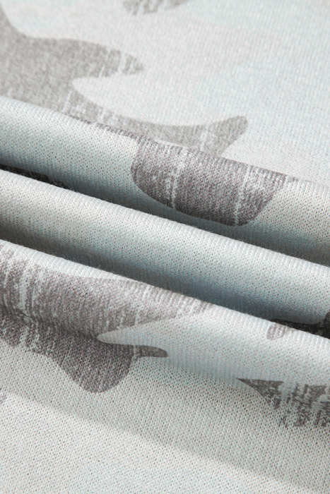 HIDDEN GEMS | Camo Reverse Seam Drop Shoulder Sweatshirt