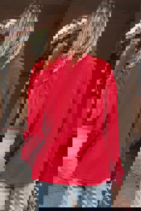 HIDDEN GEMS | Christmas Tree Plaid Patchwork Sweatshirt