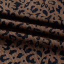  HIDDEN GEMS | Leopard Corduroy Quarter-Zip Sweatshirt