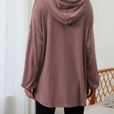  SALE! Everyday Soft Buttoned Top w/Hoodie