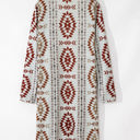  HIDDEN GEMS Western Print Cardigan