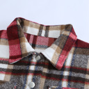  HIDDEN GEMS | Plaid Chest Pocket Buttoned Shacket
