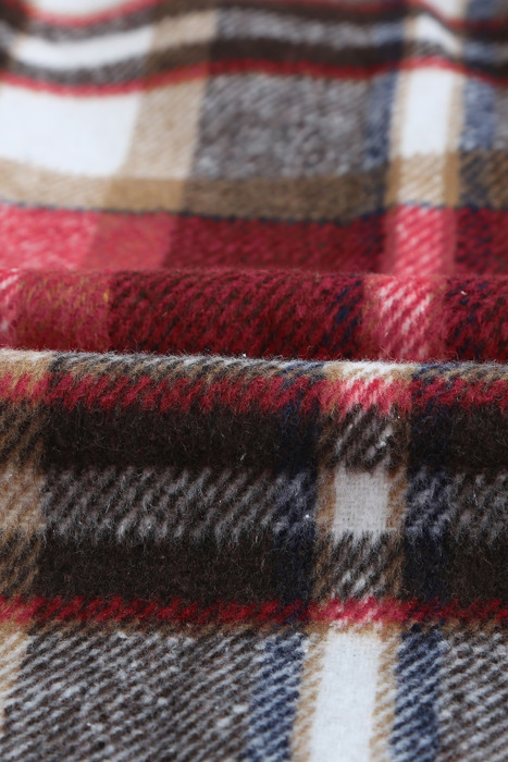HIDDEN GEMS | Plaid Chest Pocket Buttoned Shacket